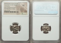 MACEDONIAN KINGDOM. Alexander III the Great (336-323 BC). AR drachm (16mm, 9h). NGC XF. Posthumous issue of Lampsacus, ca. 310-301 BC. Head of Heracle...