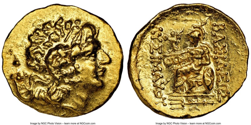 PONTIC KINGDOM. Mithradates VI (120-63 BC). AV stater (21mm, 8.36 gm, 1h). NGC M...