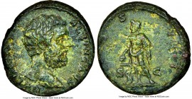 Clodius Albinus, as Caesar (AD 195-197). AE as (24mm, 1h). NGC Choice VF, smoothing. Rome, AD 194-195. D CLOD SEPT-ALBINVS CAES, bare head of Clodius ...