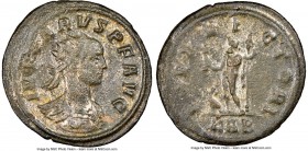 Carus (AD 282-283). BI antoninianus (22mm, 6h). NGC Fine. Rome, 2nd officina. IMP CARVS P F AVG, radiate, cuirassed bust of Carus right, seen from fro...