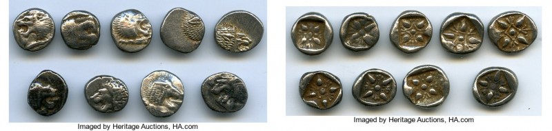 ANCIENT LOTS. Greek. Ionia. Miletus. Ca. late 6th-5th centuries BC. Lot of nine ...