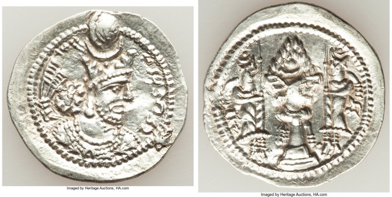 ANCIENT LOTS. Oriental. Sasanian Kingdom. Vahram (Bahram) V (ca. AD 420-438). Lo...