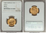 Victoria gold Sovereign 1886-S MS63 NGC, Sydney mint, KM6. AGW 0.2355 oz.

HID09801242017