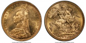 Victoria gold Sovereign 1893-S MS63 PCGS, Sydney mint, KM10, S-3868C. 

HID09801242017