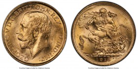 George V gold Sovereign 1915-S MS64 PCGS, Sydney mint, KM29, S-4003. AGW 0.2355 oz.

HID09801242017