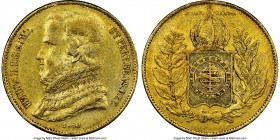 Pedro II gold 20000 Reis 1850 AU50 NGC, KM461. AGW 0.5286 oz.

HID09801242017