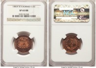 British Protectorate Specimen 1/2 Cent 1886-H SP65 Red and Brown NGC, Heaton mint, KM1.

HID09801242017