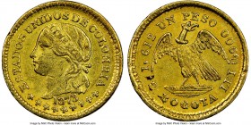 Estados Unidos gold Peso 1873-BOGOTA MS60 NGC, Bogota mint, KM157.2.

HID09801242017