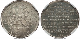 Fulda. Heinrich VII 20 Kreuzer 1788 MS66 Prooflike NGC, KM146. The watery surfaces display a remarkably frosty struck up details in full cameo-fashion...