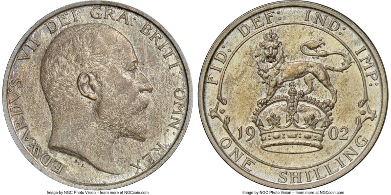 Edward VII Matte Proof Shilling 1902 PR65 NGC, KM800.

HID09801242017