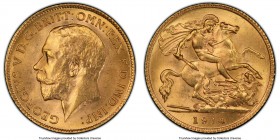 George V gold 1/2 Sovereign 1914 MS64 PCGS, KM819, S-4006. AGW 0.1177 oz.

HID09801242017