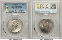 Elizabeth II Mint Error - Wrong Flan 10 New Pence 1977 UNC Details (Bent) PCGS, KM912. Struck on 8.56 gm copper-nickel planchet. 

HID09801242017
