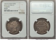 British India. Victoria Rupee 1840-(m) AU58 NGC, Madras mint, KM458.7, S&W-2.25. Type D Bust, type 1 reverse with 19 berries.

HID09801242017