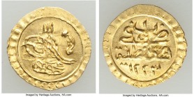 Ottoman Empire. Mahmud II 1/4 Zeri Mahbub AH 1223 Year 1 (1808/9) UNC, Constantinople mint (in Turkey), KM605. 16mm. 0.79gm. 

HID09801242017