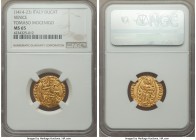 Venice. Tomaso Mocenigo gold Ducat ND (1414-1423) MS65 NGC, CNI-VIIa.20. TOM • MOCЄNIGO | • S | • M | • V | Є | N | Є | T | I / • SIT • T • XPЄ • DΛT ...
