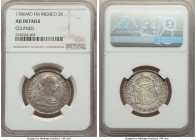 Charles III 2 Reales 1786 Mo-FM AU Details (Cleaned) NGC, Mexico City mint, KM88.2a.

HID09801242017