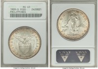 USA Administration Peso 1909-S MS63 ANACS, KM172. Light golden toning along the peripherals.

HID09801242017