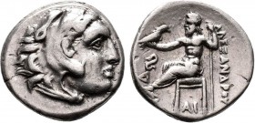 KINGDOM of MACEDON.Alexander III 'the Great',327-323 BC.AR Drachm

Condition: Very Fine

Weight: 4.2 gr
Diameter: 18 mm
