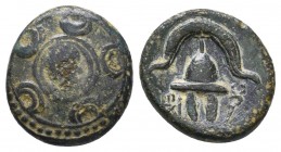 KINGDOM of MACEDON.Alexander III 'the Great',327-323 BC.AE Bronze

Condition: Very Fine

Weight: 3.8 gr
Diameter: 17 mm