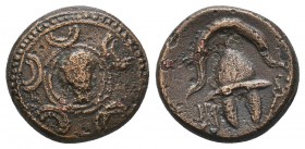 KINGDOM of MACEDON.Alexander III 'the Great',327-323 BC.AE Bronze

Condition: Very Fine

Weight: 4.4 gr
Diameter: 16 mm