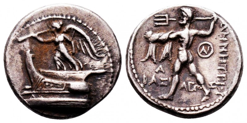 KINGS of MACEDON. Demetrios I Poliorketes. 306-283 BC. AR Drachm

Condition: Ver...