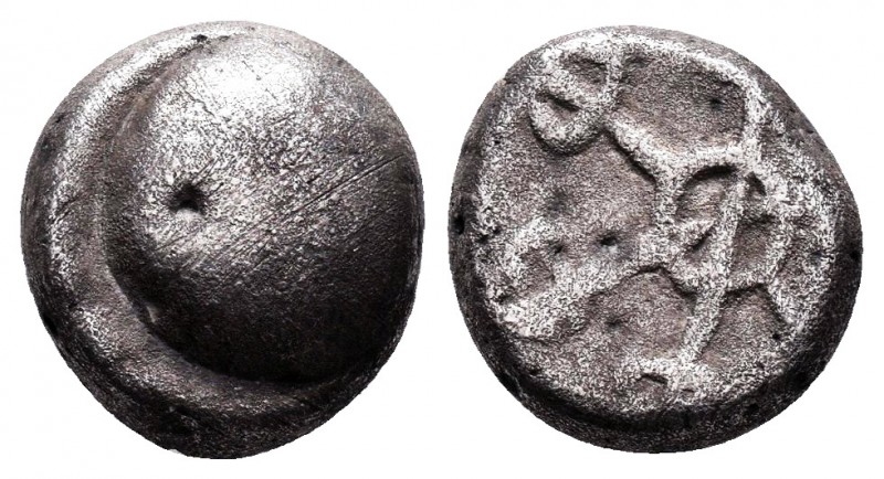 Uncertain Greek Coin .Ca 380-330/25 BC.AR 

Condition: Very Fine

Weight: 2.8 gr...