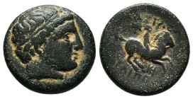 KINGS of MACEDON. Alexander II. 370/69-368/7 BC.AE Bronze

Condition: Very Fine

Weight: 5.5 gr
Diameter: 18 mm