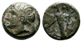 IONIA. Erythrai. 350-300 BC.AE Bronze

Condition: Very Fine

Weight: 1.3 gr
Diameter: 10 mm