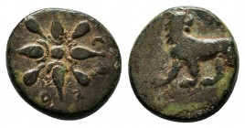 IONIA. Miletos 350-325 BC. AE Bronze

Condition: Very Fine

Weight: 2.2 gr
Diameter: 13 mm