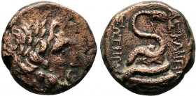 MYSIA.Pergamon, circa 200-133 BC.AE Bronze

Condition: Very Fine

Weight: 8.5 gr
Diameter: 19 mm