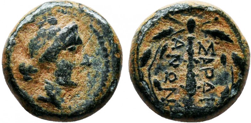 LYDIA.Sardes. circa 200-50 BC.AE Bronze 

Condition: Very Fine

Weight: 4.0 gr
D...