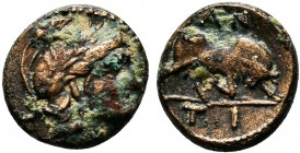 SELEUCIS and PIERIA.Sardes. Antiochos I Soter 281-261 BC. AE Bronze

Condition: Very Fine

Weight: 1.6 gr
Diameter: 12 mm