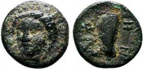 AEOLIS. Gyrneion. Ae (4th century BC).

Condition: Very Fine

Weight: 1.6 gr
Diameter: 11 mm