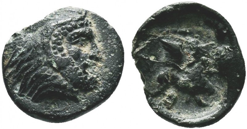 Greek Coins, Circa 2nd - 1st century BC. Æ

Condition: Very Fine

Weight: 0.6 gr...