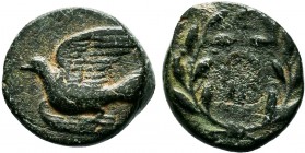 SIKYONIA, Sikyon. Circa 330-310/05 BC.AE Bronze

Condition: Very Fine

Weight: 3.4 gr
Diameter: 16 mm