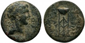 SELEUCIS and PIERIA.Sardes. Antiochos II Theos 261-246 BC. AE Bronze

Condition: Very Fine

Weight: 2.0 gr
Diameter: 13 mm