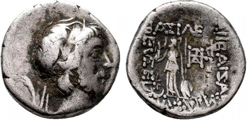 KINGS of CAPPADOCIA.Eusebeia.Ariobarzanes III Eusebes Philoromaios 52-42 BC.AR D...