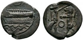PHOENICIA.Sidon.401-365 BC. AR Obol

Condition: Very Fine

Weight: 0.7 gr
Diameter: 10 mm