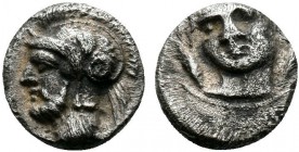 CILICIA.Tarsos.Datames.378-372 BC.AR Obol

Condition: Very Fine

Weight: 0.8 gr
Diameter: 8 mm