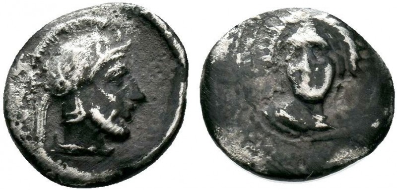 CILICIA.Tarsos.Datames. circa 380-375 BC.AR Obol

Condition: Very Fine

Weight: ...