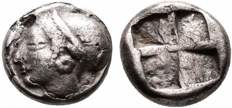 IONIA.Phokaia circa 521-478 BC. AR Diobol 

Condition: Very Fine

Weight: 1.0 gr...