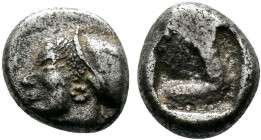 IONIA.Phokaia circa 521-478 BC. AR Diobol 

Condition: Very Fine

Weight: 1.6 gr
Diameter: 10 mm