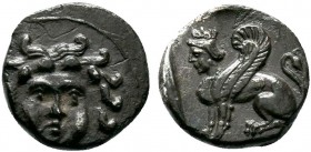 CILICIA. Uncertain. 4th century BC BC.AR Obol 

Condition: Very Fine

Weight: 0.7 gr
Diameter: 10 mm