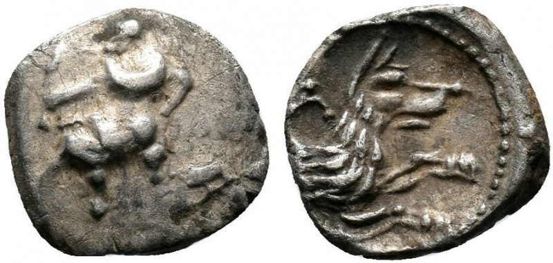Cilicia, Tarsos. Mazaios.361-334 BC. AR Obol 

Condition: Very Fine

Weight: 0.6...