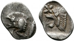 MYSIA.Kyzikos . 450-400 BC.AR Obol

Condition: Very Fine

Weight: 0.4 gr
Diameter: 10 mm