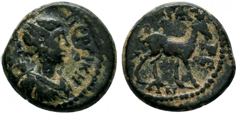 LYDIA. Philadelphia. Domitia AD 82-96. AE Bronze

Condition: Very Fine

Weight: ...