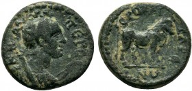 Pseudo-autonomous issue. 3rd century AD. Æ 

Condition: Very Fine

Weight: 2.6 gr
Diameter: 15 mm