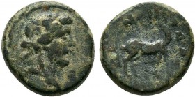 Pseudo-autonomous issue. 3rd century AD. Æ 

Condition: Very Fine

Weight: 2.8 gr
Diameter: 14 mm