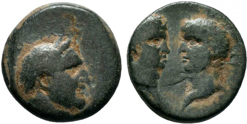 LESBOS.Mytilene.Vespasian,Titus,Domitian. AD 69-79.AE Bronze

Condition: Very Fi...