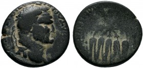 PHRYGIA. Apameia. Vespasian , 69-79.AE Bronze

Condition: Very Fine

Weight: 7.8 gr
Diameter: 21 mm